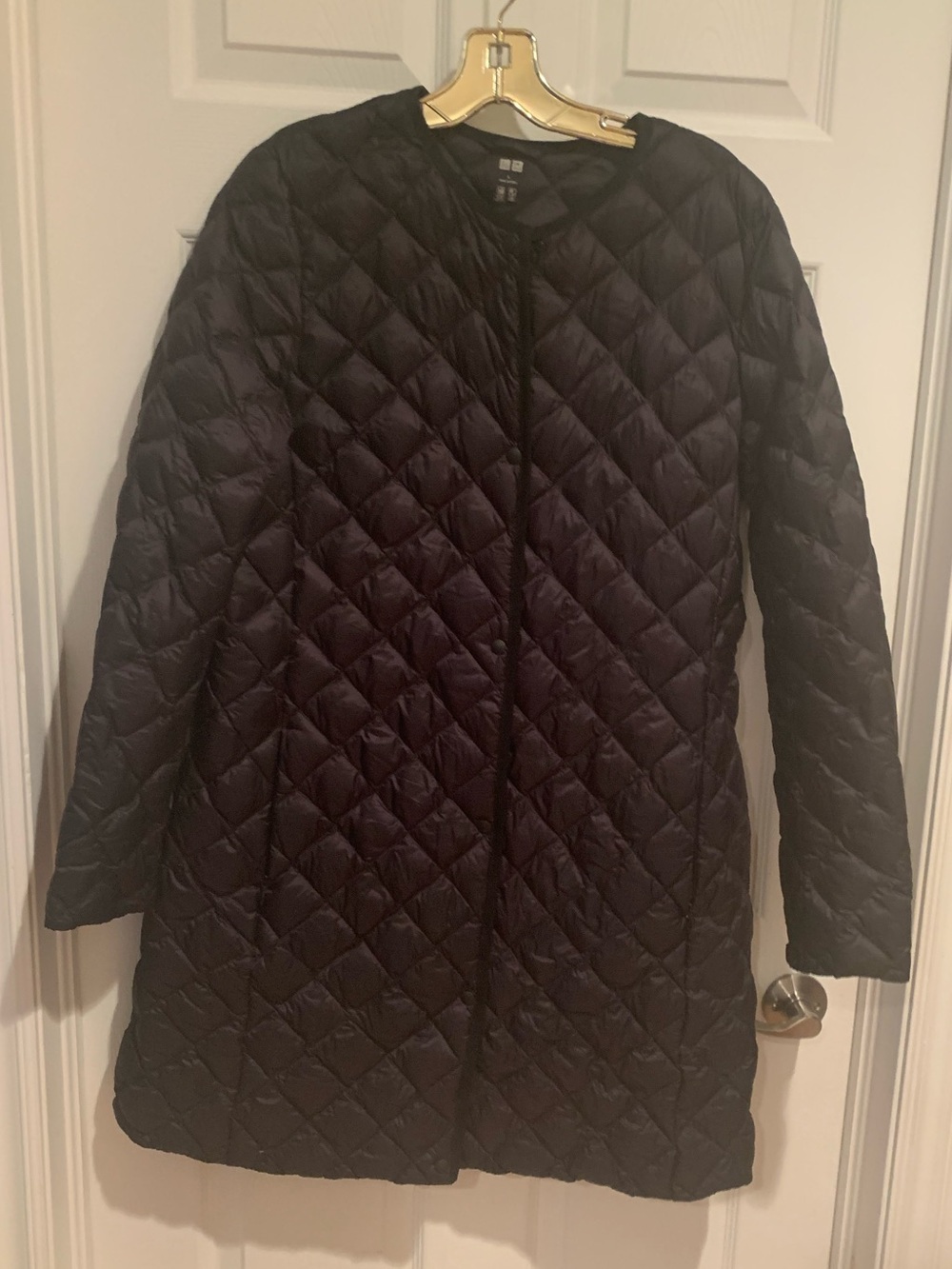 Uniqlo Down/Feather Filled Quilted Long Puffer Coat